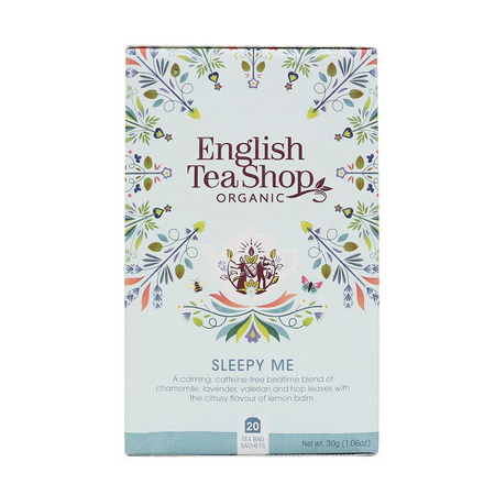 Herbata uspokajająca na noc z lawendą, rumiankiem i walerianą - Sleepy Me, English Tea Shop 