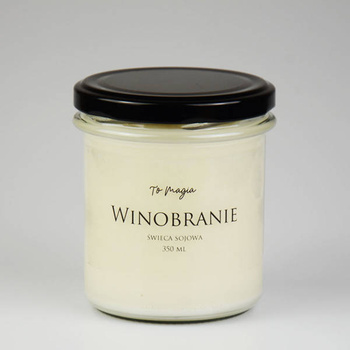 Świeca sojowa WINOBRANIE 350 ml, ToMagia