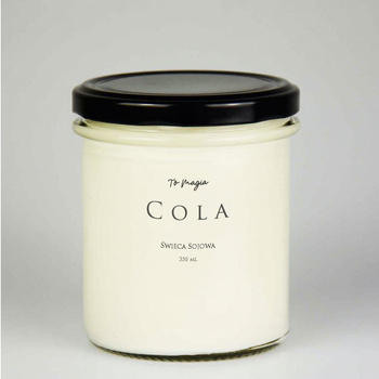 Świeca sojowa COLA 350 ml, ToMagia