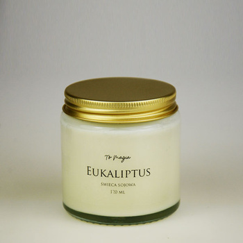 Świeca sojowa EUKALIPTUS 120 ml, ToMagia