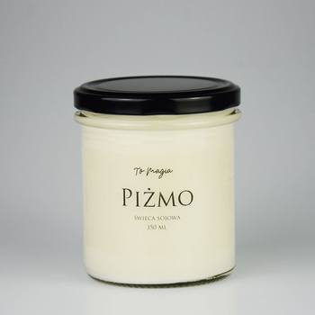 Świeca sojowa PIŻMO 350 ml, ToMagia