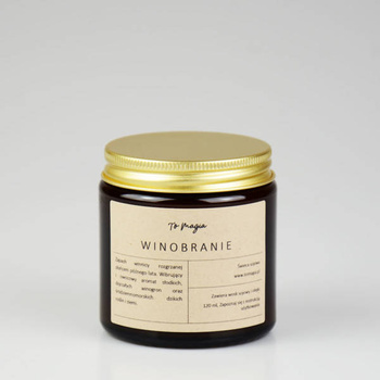 Świeca sojowa WINOBRANIE 120 ml, ToMagia