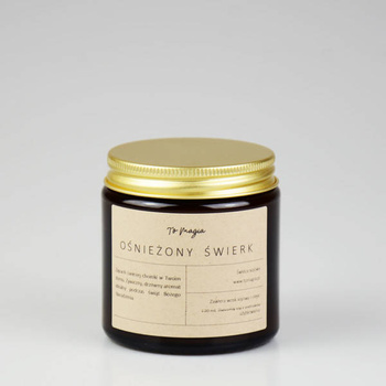 Świeca sojowa OŚNIEŻONY ŚWIERK 120 ml, ToMagia