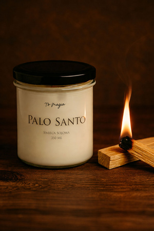 Świeca sojowa PALO SANTO 350 ml, ToMagia