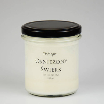 Świeca sojowa OŚNIEŻONY ŚWIERK 350 ml, ToMagia