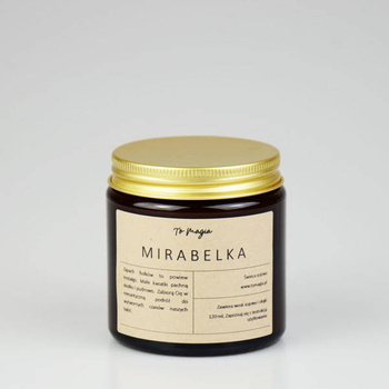 Świeca sojowa MIRABELKA 120 ml, ToMagia