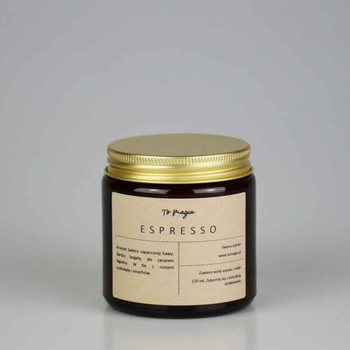 Świeca sojowa ESPRESSO 120 ml, ToMagia