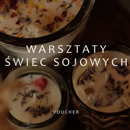 Warsztaty Świec Sojowych dla 2 osób Poznań - voucher