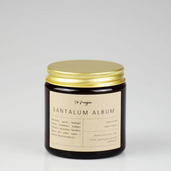 Świeca sojowa SANTALUM ALBUM 120 ml, ToMagia