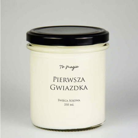 Świeca sojowa PIERWSZA GWIAZDKA 350 ml, ToMagia