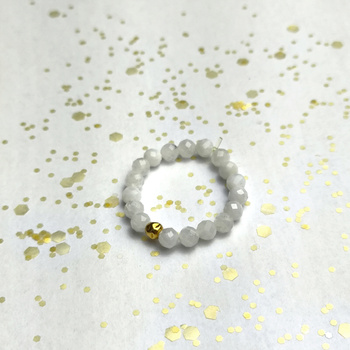 Pierścionek z naturalnych kamieni, Pupu Biżu