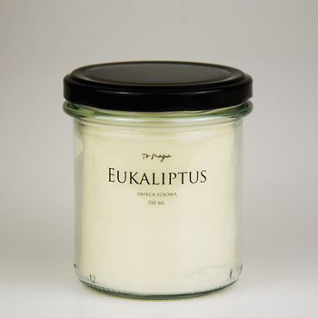 Świeca sojowa EUKALIPTUS 350 ml, ToMagia