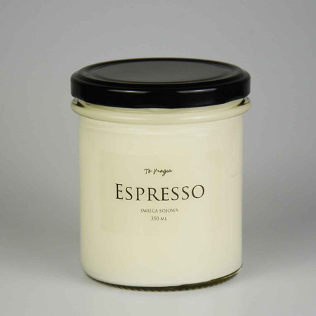 Świeca sojowa ESPRESSO 350 ml, ToMagia