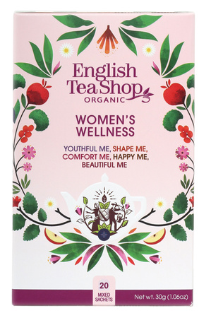 Ekologiczna herbatka Women's Wellness, mix 5 smaków, English Tea Shop