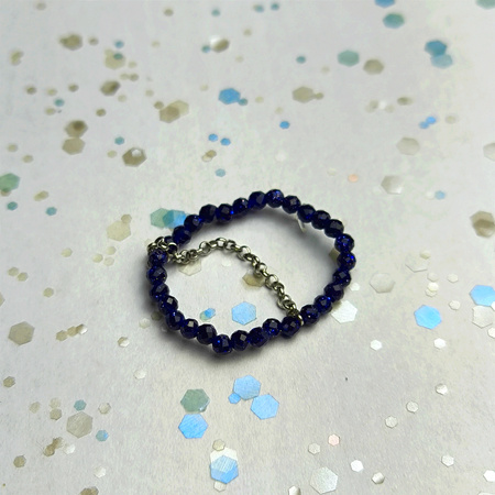 Pierścionek z naturalnych kamieni, Pupu Biżu