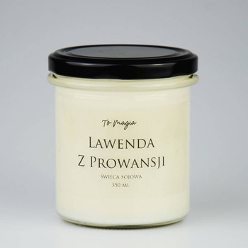 Świeca sojowa LAWENDA Z PROWANSJI 350 ml, ToMagia