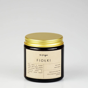 Świeca sojowa FIOŁKI 120 ml, ToMagia