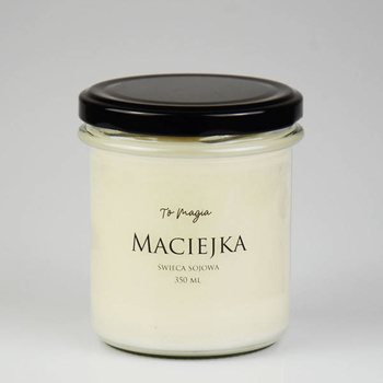 Świeca sojowa MACIEJKA 350 ml, ToMagia