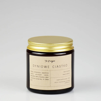 Świeca sojowa DYNIOWE CIASTKO 120 ml, ToMagia