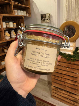 Naturalny peeling do ciala Trawa Cytrynowa