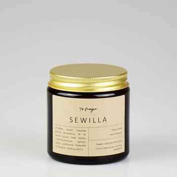 Świeca sojowa SEWILLA 120 ml, ToMagia
