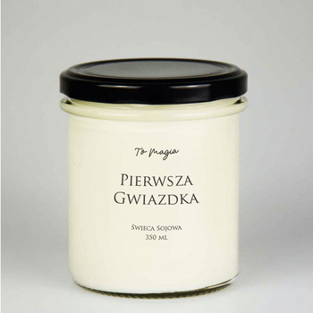 Świeca sojowa PIERWSZA GWIAZDKA 350 ml, ToMagia