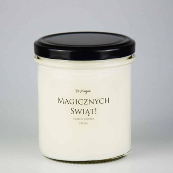 Świeca sojowa MAGICZNYCH ŚWIĄT! 350 ml, ToMagia