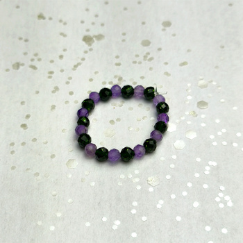 Pierścionek z naturalnych kamieni, Pupu Biżu