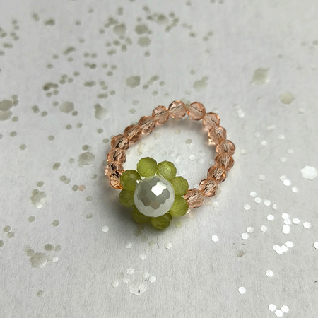 Pierścionek z naturalnych kamieni, Pupu Biżu