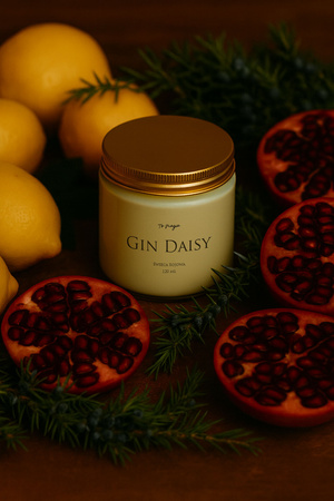 Świeca sojowa GIN DAISY 120 ml, ToMagia
