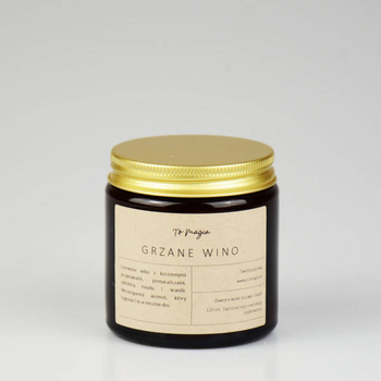 Świeca sojowa GRZANE WINO 120 ml, ToMagia