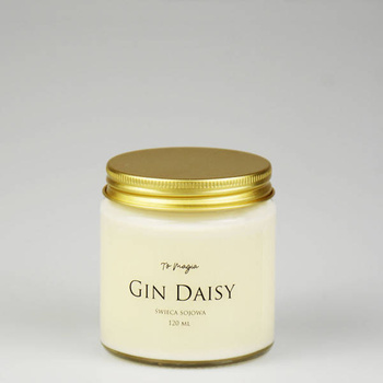 Świeca sojowa GIN DAISY 120 ml, ToMagia