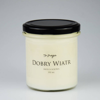 Świeca sojowa DOBRY WIATR 350 ml, ToMagia