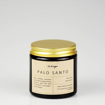 Świeca sojowa PALO SANTO 120 ml, ToMagia