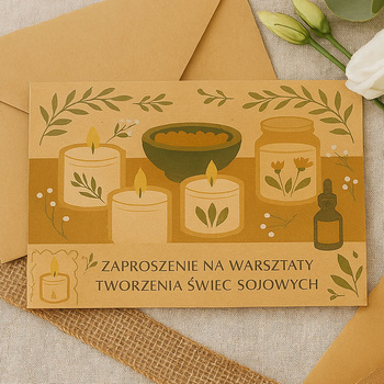 Warsztaty Świec Sojowych Poznań - voucher