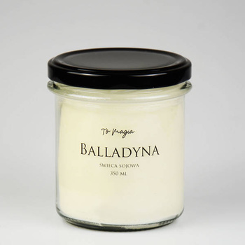 Świeca sojowa BALLADYNA 350 ml, ToMagia
