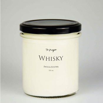 Świeca sojowa WHISKY 350 ml, ToMagia