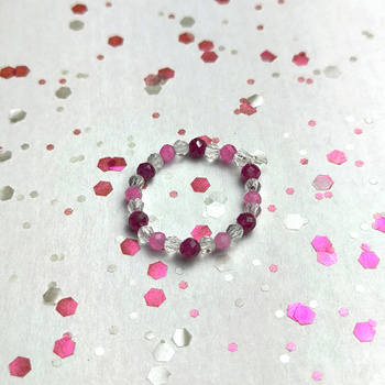 Pierścionek z naturalnych kamieni, Pupu Biżu