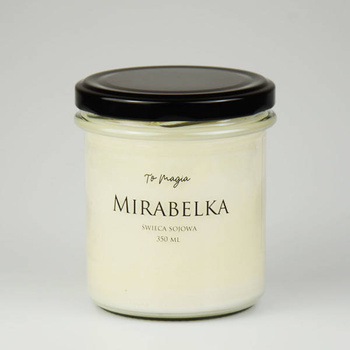 Świeca sojowa MIRABELKA 350 ml, ToMagia
