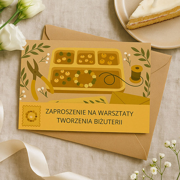 Warsztaty Biżuterii - komplet BRANSOLETKA + PIERŚCIONEK - voucher