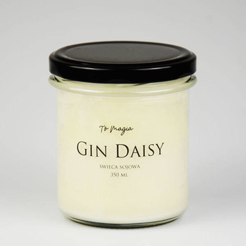 Świeca sojowa GIN DAISY 350 ml, ToMagia