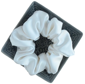 Basic scrunchie CREAM, Lua Silk