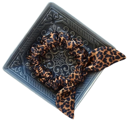  Mini scrunchie z kokardą LEO, Lua Silk